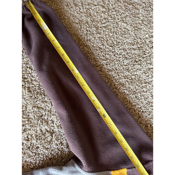 New Balance Winter Sport 18/20 Youth XL Adult M Gray Brown Yellow Fleece Jacket - Picture 8 of 8